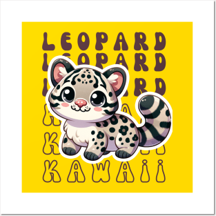 Kawaii Leopard Posters and Art